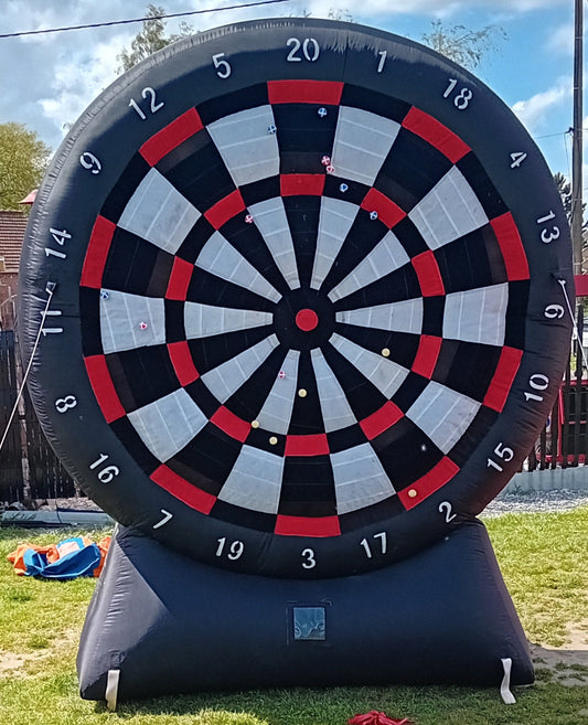 Cible géante et petites balles velcro